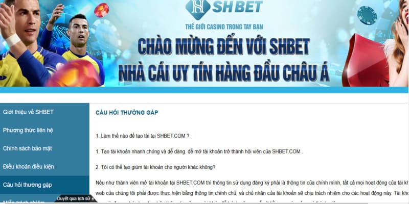 Các vấn đề thường gặp khi đăng ký tài khoản SHBET