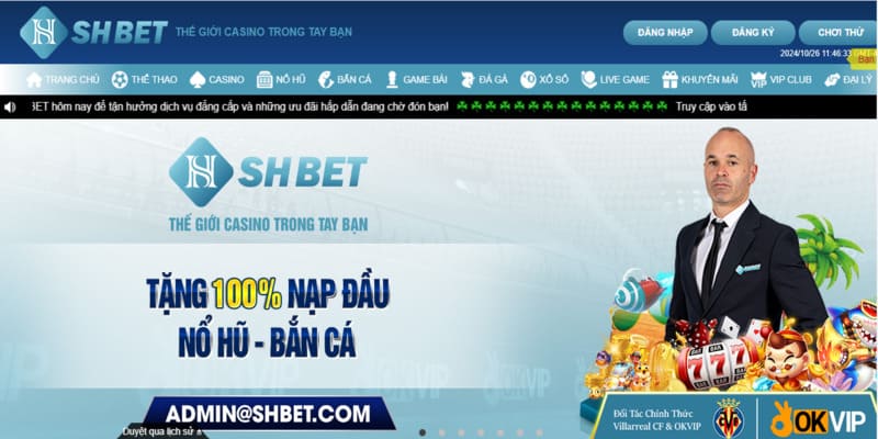 SHBET - Thưởng nạp lần đầu lên đến 100%